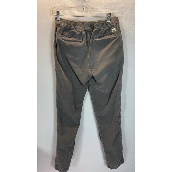 Vuori Men's Corduroy Optimist‎ Pants Elastic Drawstring Waistband Gray Size S - Picture 2 of 12